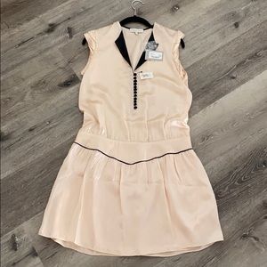DROP SALE🌟 NWT Sandro Pink Silk Sheath Dress